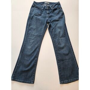 Levi's 529 Curvy Bootcut Jeans Women Size 29 Dark Blue Denim Mid Rise